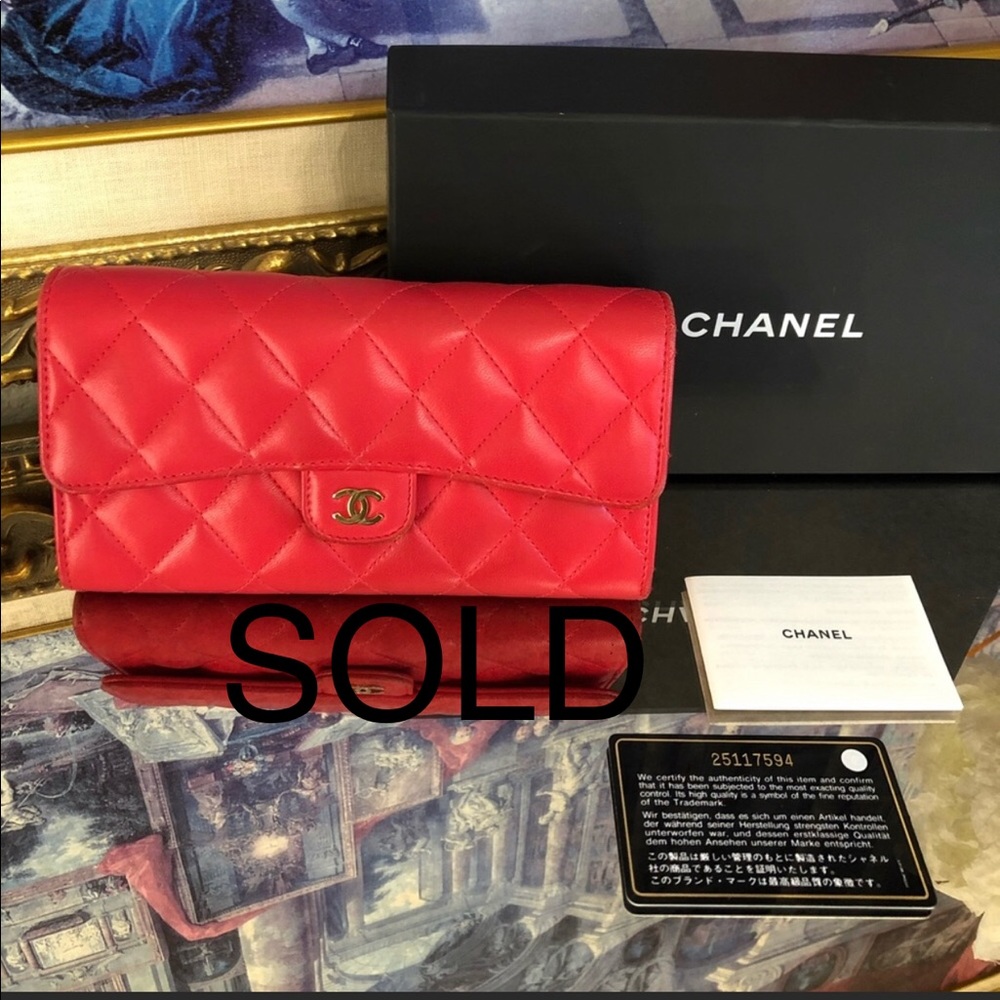 SOLD Chanel Classic Flap Wallet
